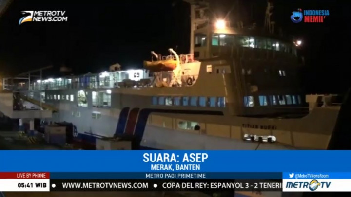 Penyeberangan Selat Sunda Ditutup