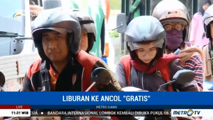 15 Ribu Pengunjung Padati Ancol