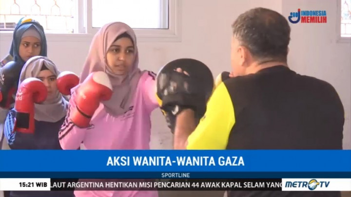 Puluhan Wanita di Gaza Rutin Berlatih Tinju