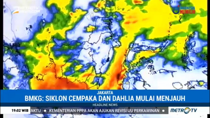 Meski Menjauh, Siklon Dahlia Masih Berpotensi Berdampak di Selatan Indonesia