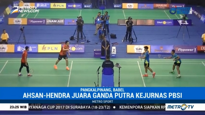 Ahsan/Hendra Juara Ganda Putra Kejurnas PBSI 2017
