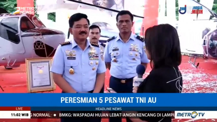 KSAU Resmikan Lima Pesawat Koleksi Baru Museum Pusat TNI AU