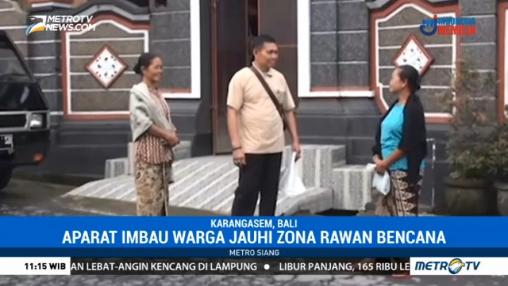 Sejumlah Pengungsi Gunung Agung Nekad Pulang ke Rumah