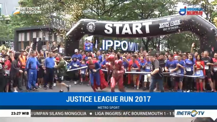 Lari Bareng Superhero di Justice League Run 2017