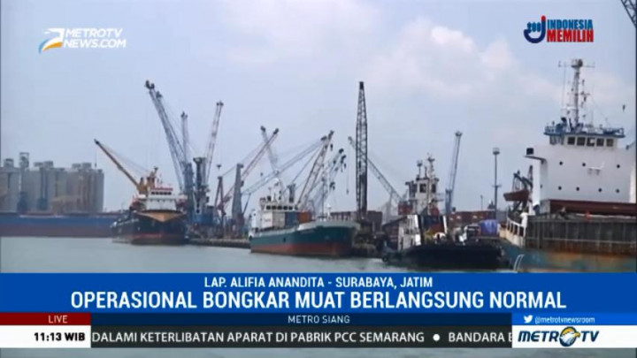 Buruh di Pelabuhan Tanjung Perak Tidak Ikut Aksi Mogok Nasional