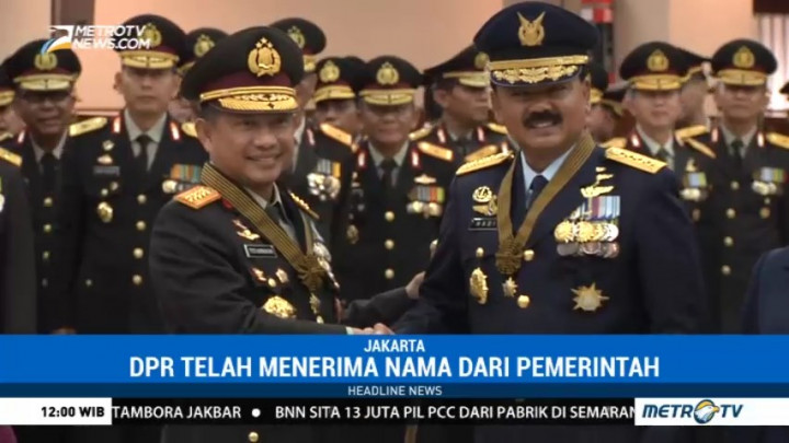 Presiden Jokowi Rekomendasikan Hadi Tjahjanto jadi Panglima TNI