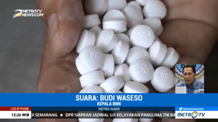 BNN Masih Telusuri Jaringan Produsen Pil PCC di Semarang