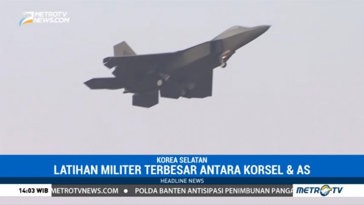 Korsel-AS Gelar Latihan Militer Terbesar
