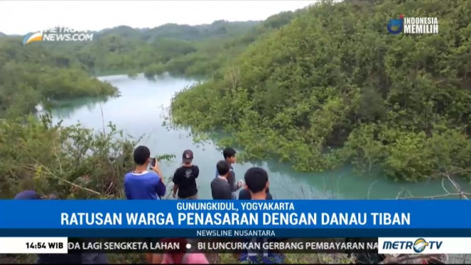 Fenomena Danau Dadakan Hebohkan Warga Gunungkidul