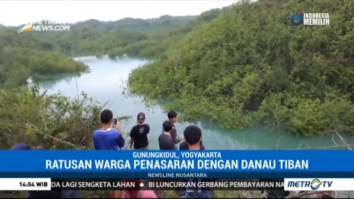 Fenomena Danau Dadakan Hebohkan Warga Gunungkidul