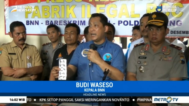 BNN Amankan 50 Juta Lebih Pil PCC di Solo