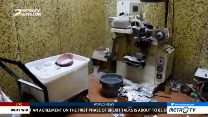 National Narcotics Agency Raided PCC Factories in Central Java