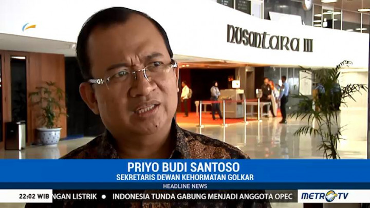Priyo Budi Santoso Sarankan DPD I Golkar Tunggu Praperadilan Setnov