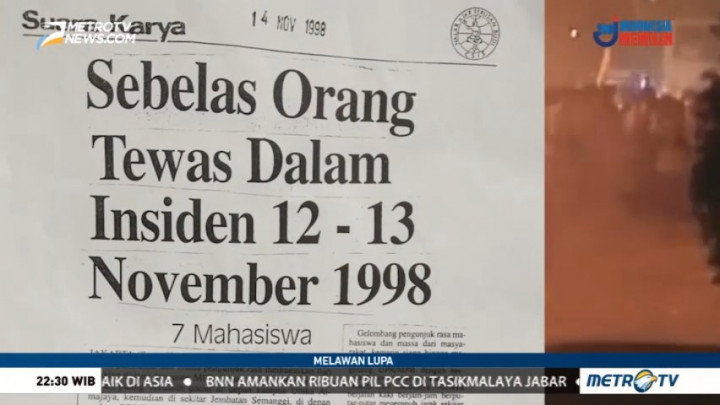 Jejak Duka Tragedi Semanggi (1)