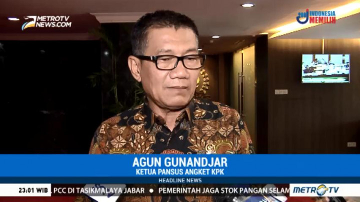 Pansus Angket Usulkan Pemanggilan Paksa Pimpinan KPK