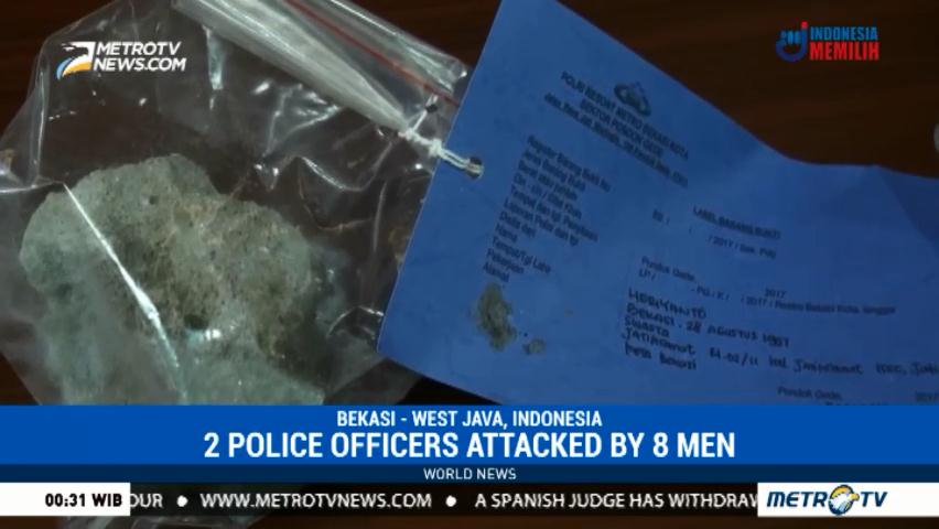 2 Police Officers Attacked by 8 Men in Bekasi