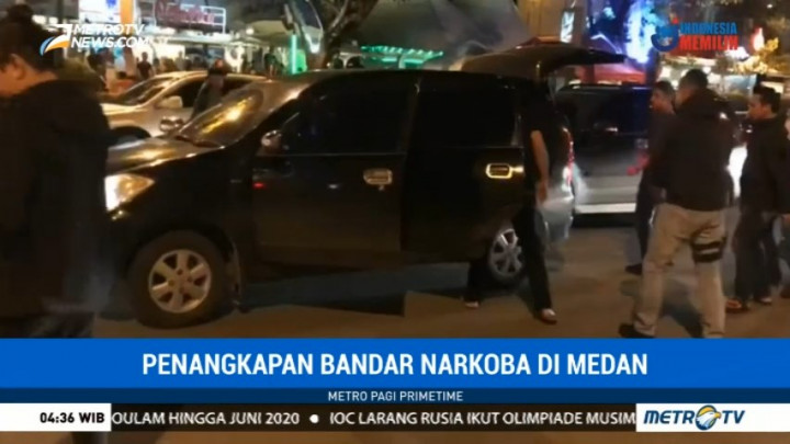 Polisi Tangkap Seorang Bandar Narkoba di Medan
