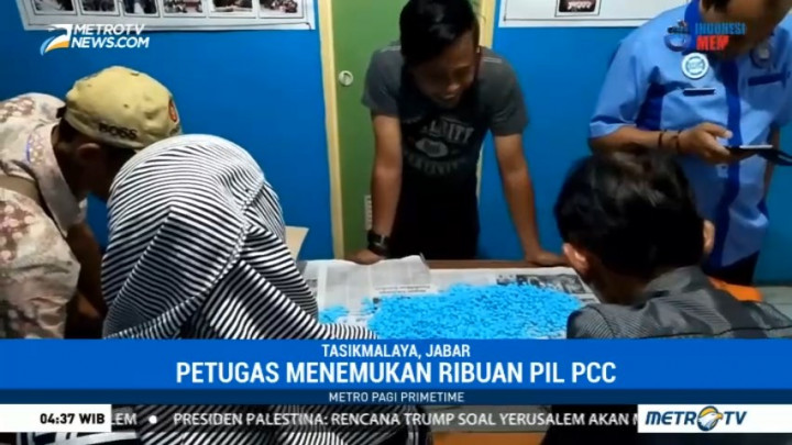 BNN Geledah Rumah Pemilik Pabrik Pil PCC di Semarang