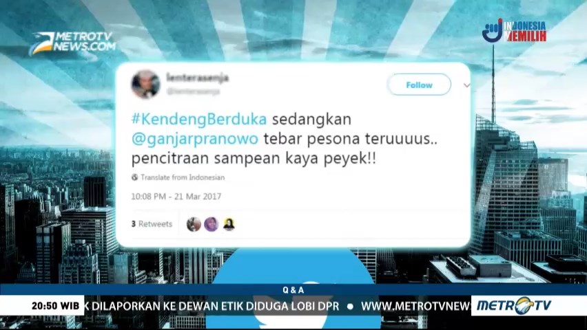Ini Twit yang Bikin Ganjar Pranowo Sakit Hati