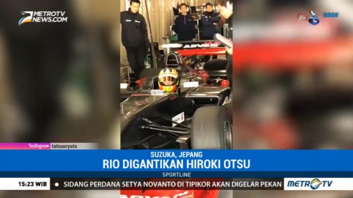 Rio Haryanto Alami Kecelakaan saat Jajal Mobil Super Formula di Jepang
