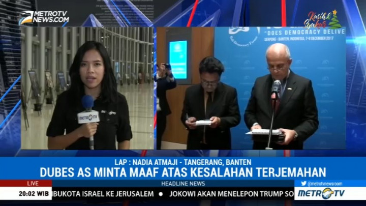 Pernyataan Soal Yerusalem Salah Terjemah, Dubes AS Minta Maaf