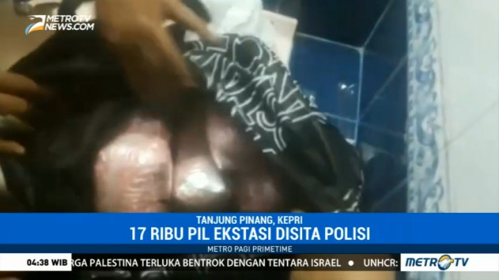 Polisi Gagalkan Penyelundupan 17 Ribu Pil Ekstasi
