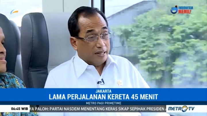 Menhub: Kereta Bandara Bisa Kurangi Kemacetan Hingga 30%