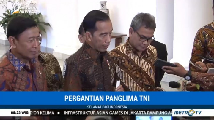 Jokowi Tunggu Proses di DPR untuk Lantik Marsekal Hadi