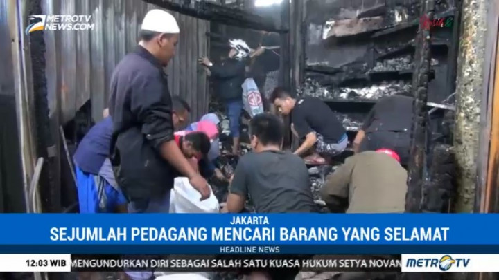 Gereja dan 20 Kios di Pasar Gembrong Lama Terbakar