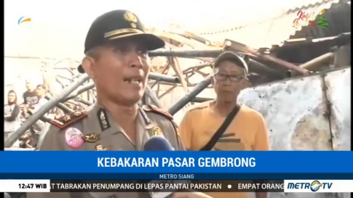 Polisi Masih Selidiki Penyebab Kebakaran Pasar Gembrong Lama