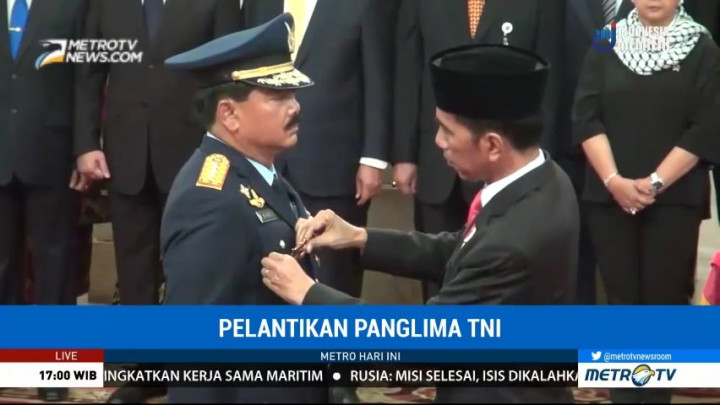 Marsekal Hadi Tjahjanto Resmi Menjadi Panglima TNI