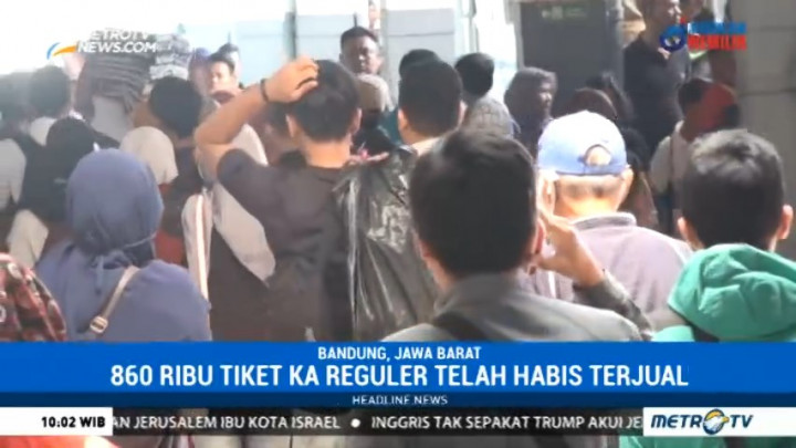 Libur Natal & Tahun Baru, Tiket KA di Stasiun Bandung Habis Terjual