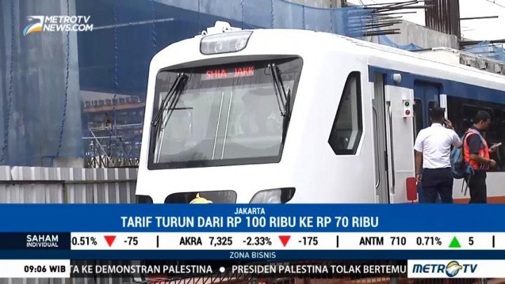 Tarif Kereta Bandara Soetta Turun Jadi Rp70.000