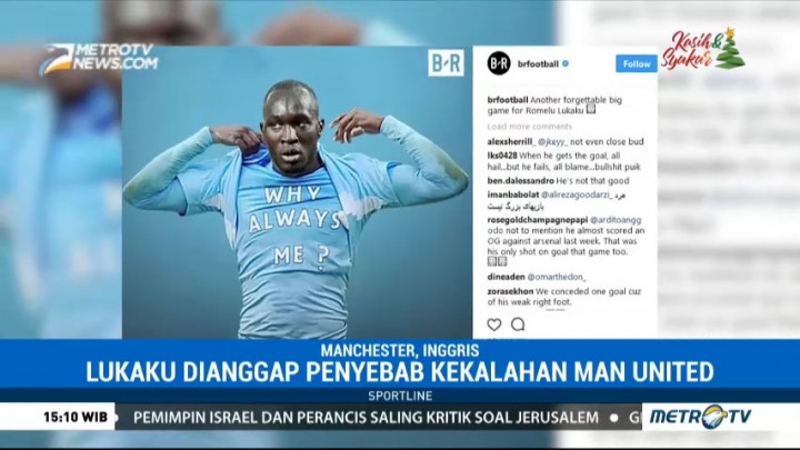 Lukaku Dihujat Fans MU Melalui Meme