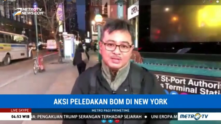 Usai Ledakan, Aktivitas Warga di New York Kembali Normal