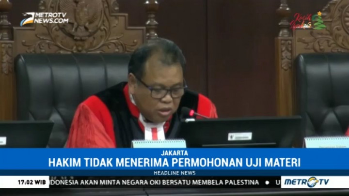MK Tolak Permohonan Uji Materi Perppu Ormas