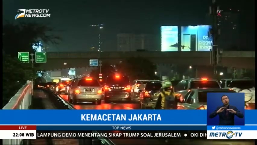Kemacetan di Kawasan Semanggi Mulai Terurai