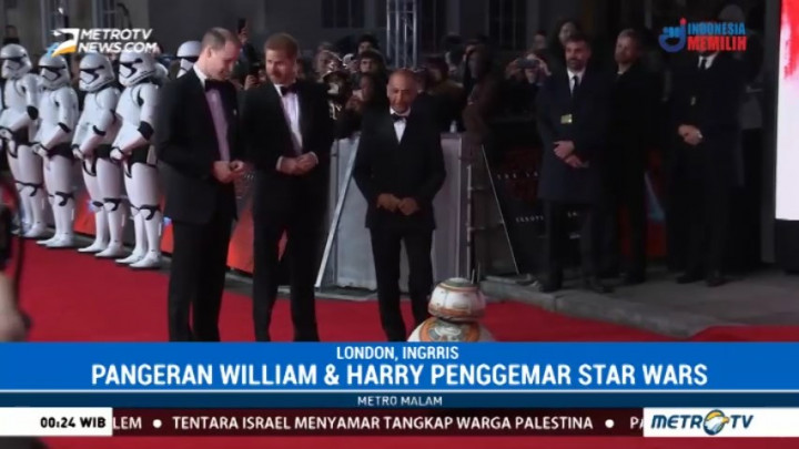 Pangeran Harry dan William Turut Berperan di Film Star Wars: The Last Jedi