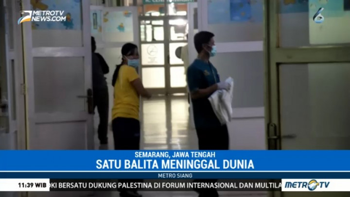 Balita Penderita Difteri di Semarang Meninggal Dunia