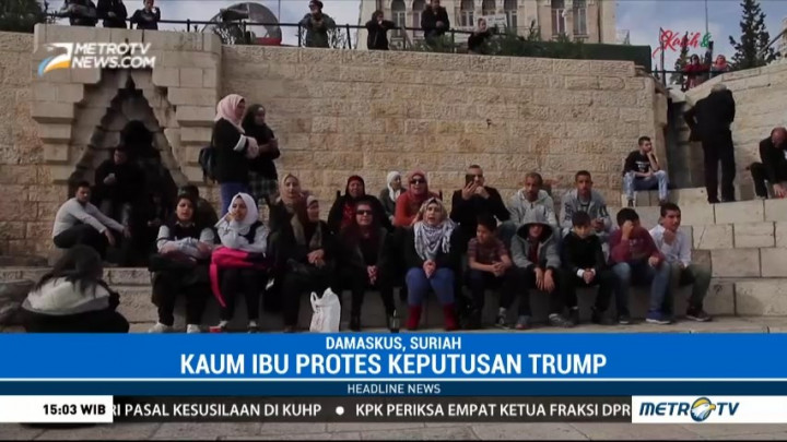 Cara Kaum Ibu di Suriah Tentang Kebijakan Trump