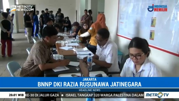 BNN Gelar Razia Narkoba di Rusunawa Jatinegara
