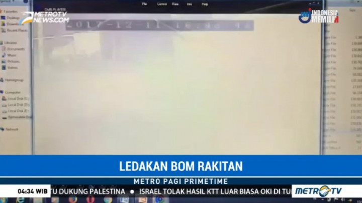 Bom Rakitan Meledak di Warung Makan
