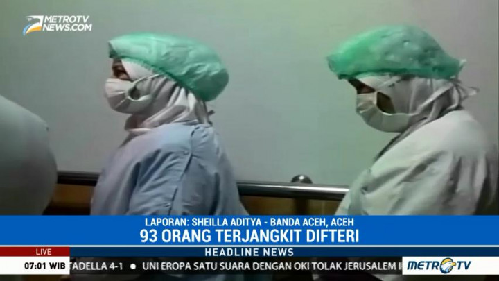 93 Warga Aceh Terserang Difteri Selama 2017
