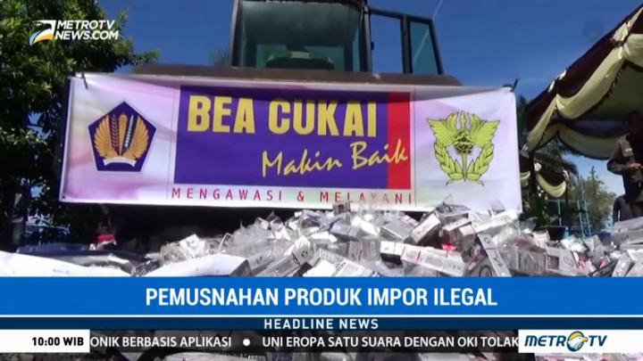 Bea Cukai Bengkulu Musnahkan Barang Ilegal Senilai Rp252 Juta