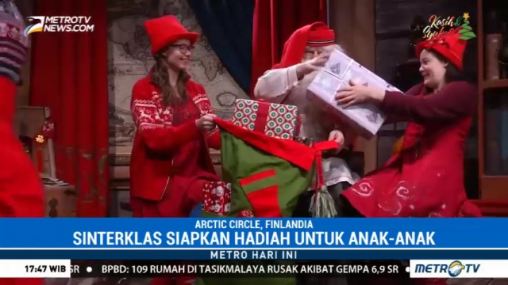 Mengintip Kesibukan Sinterklas Jelang Hari Natal