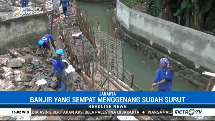 Perbaikan Tanggul Kali Pulo Dikebut