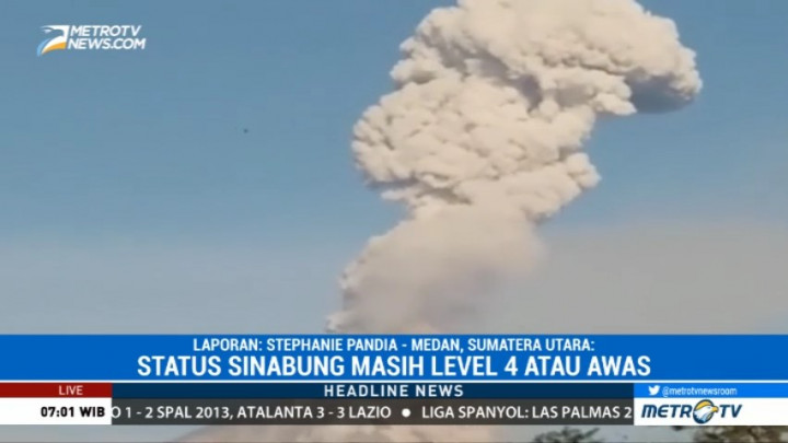 Gunung Sinabung Kembali Erupsi