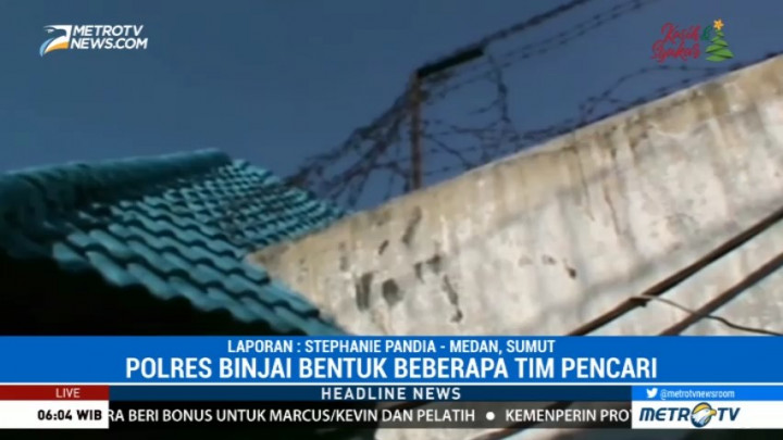 7 Napi Lapas Binjai Kabur dari Ruang Isolasi