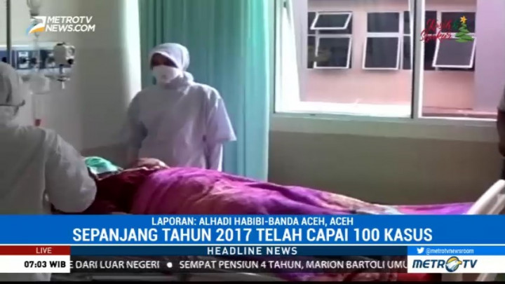 100 Kasus Difteri Terjadi di Aceh Sepanjang 2017