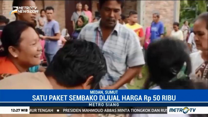 Jelang Natal, Yayasan Prananda Gelar Operasi Pasar Murah di Sumut